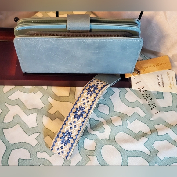 Emperia Vegan Leather Wallet with Boho Strap - Picture 4 of 9